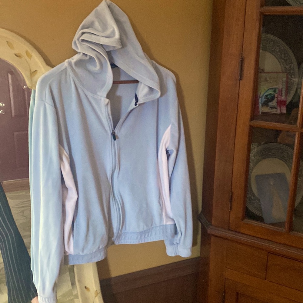 Velvet Baby Blue Zelos Hoodie